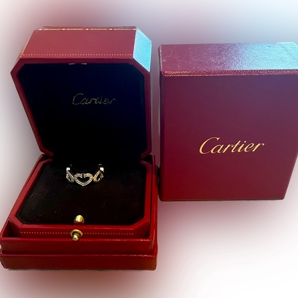 Cartier Jewelry - Cartier C Heart of Cartier Diamond Ring in 18K White Gold